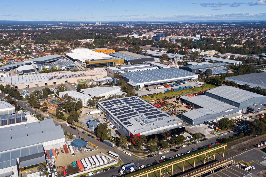 Yennora, Sydney — the industrial precinct from the air