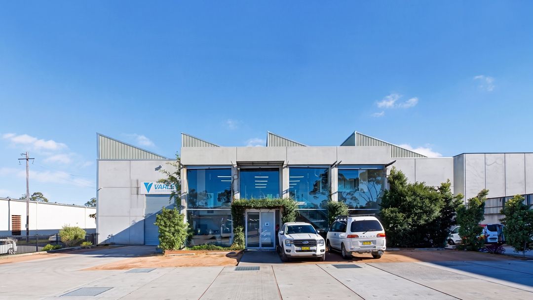Yennora, Sydney — the Varley building, office entry and concrete apron